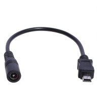 Adaptateur fiche DC Femelle 5.5/2.1mm vers Mini USB Male