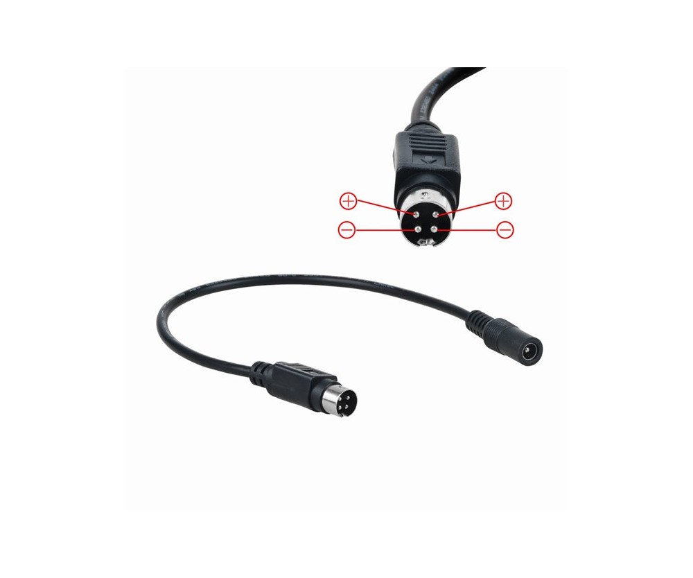Fiche DC Mâle CAMYES - Connecteur d'Alimentation 5.5 x 2.1 mm