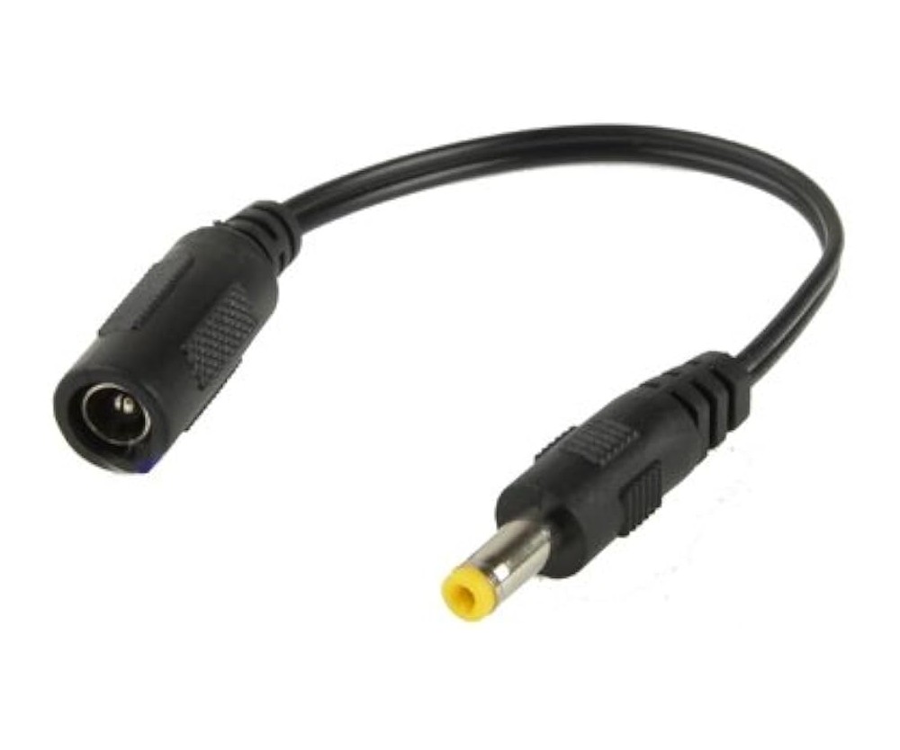 Adaptateur  Fiche DC Femelle 5.5/2.1mm vers Fiche DC Male 4.0/1.7mm