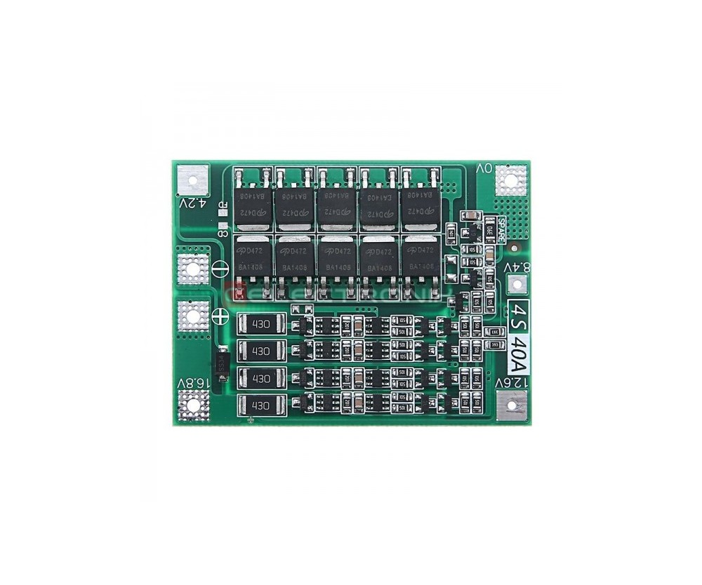 Carte de protection du chargeur de batterie au lithium BMS 4S