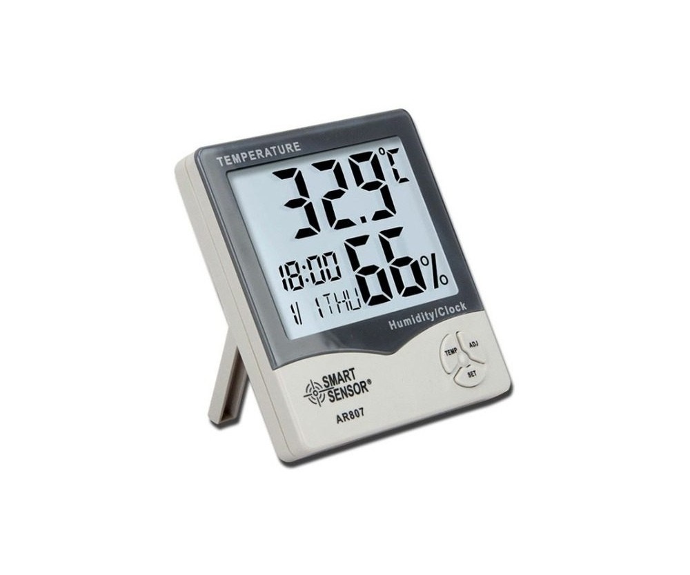 Thermomètre , Hygrométre et Horloge Smart Sensor AR807