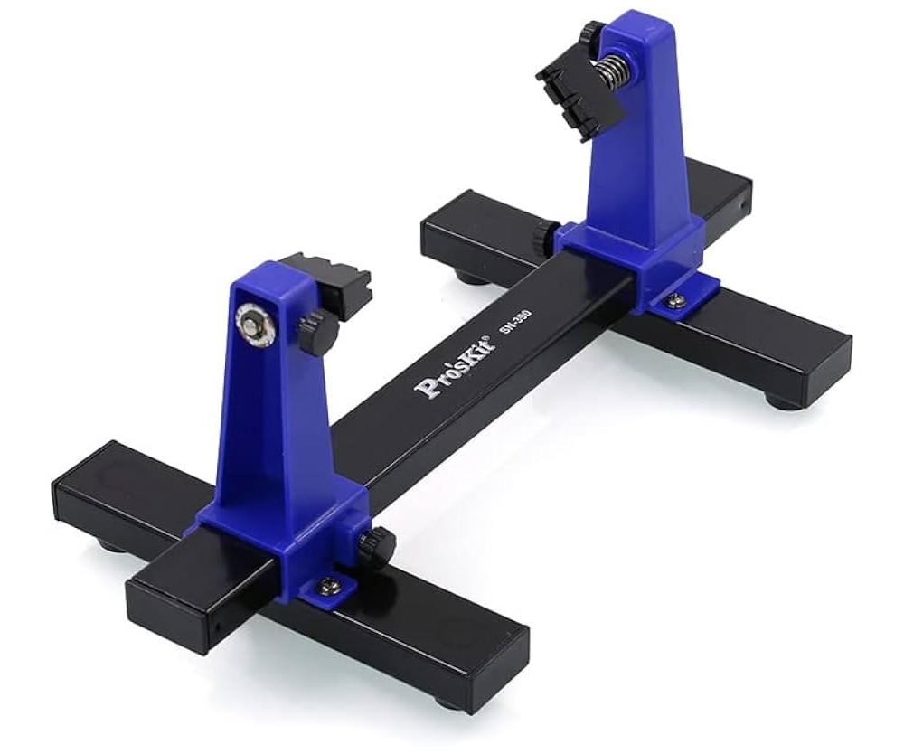 Support de circuit imprimé réglable Pro'sKit SN-390, rotation à 360 degrés