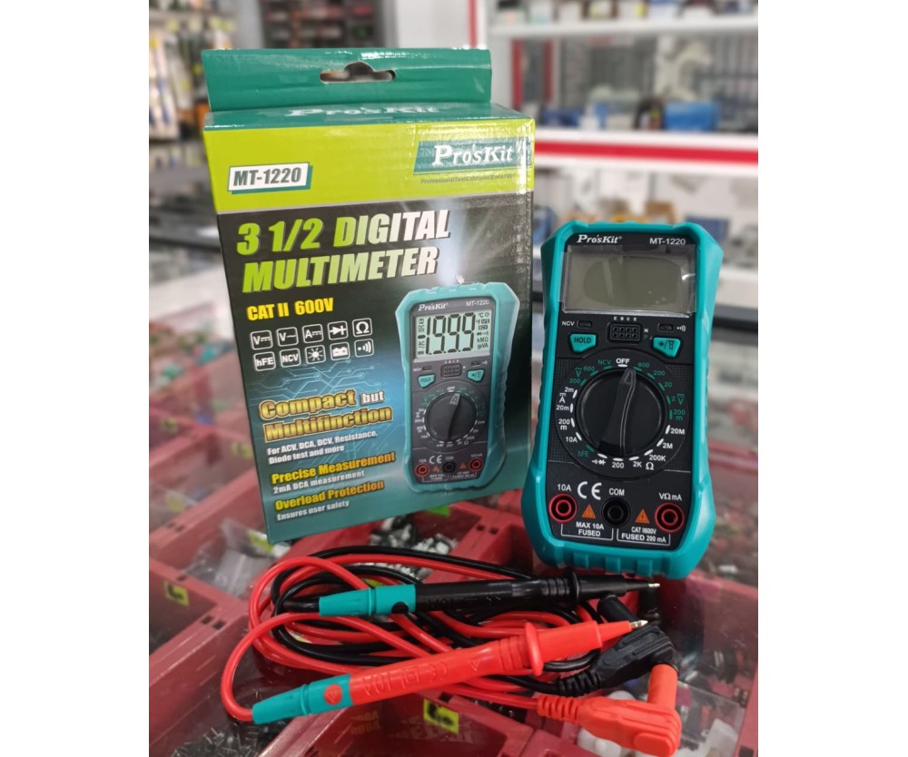 Multimétre Digital Pro'sKit MT-1220